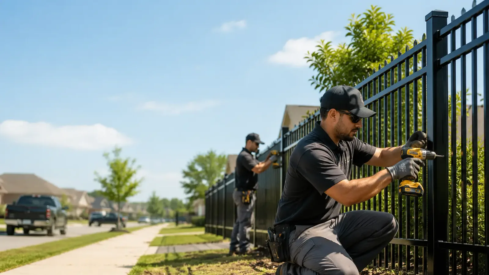 Metal Fence Installation in Cedar, MI